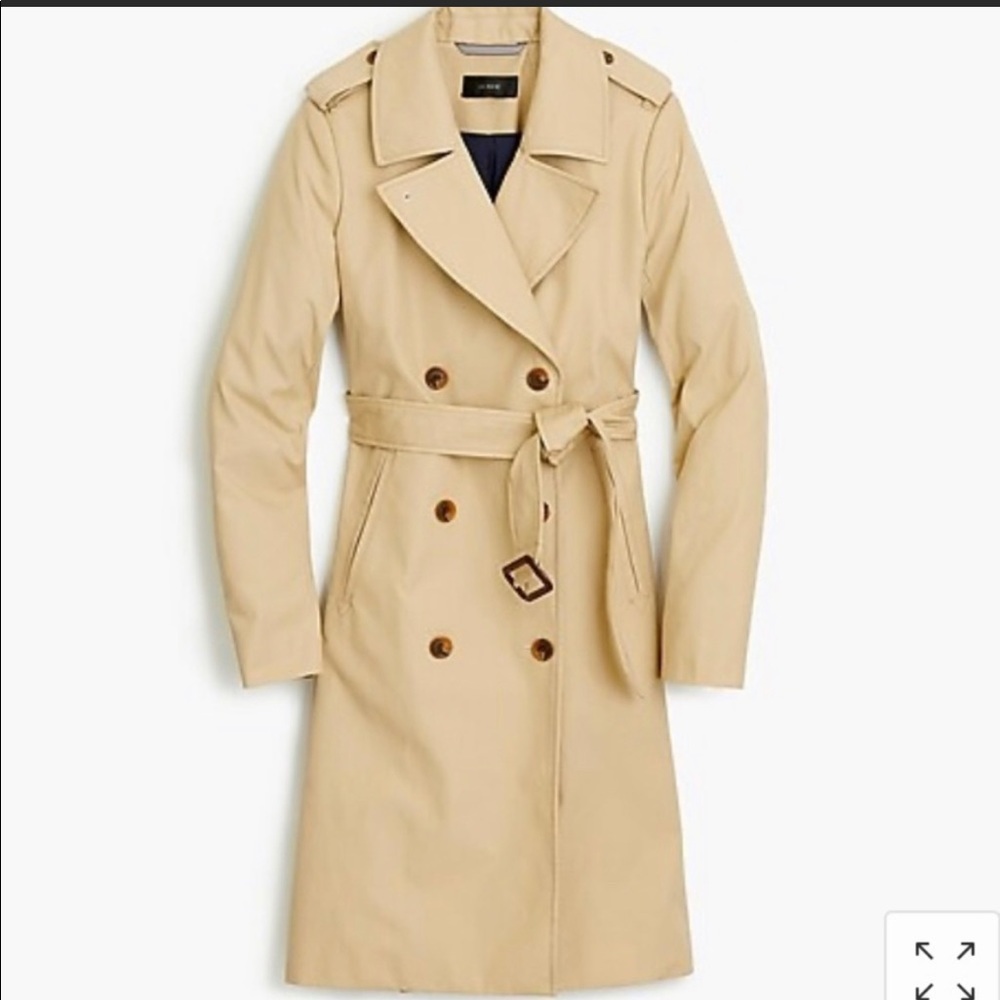 JCrew Icon Trench Coat NWT size 2